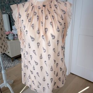 Rebecca Taylor short sleeve blouse